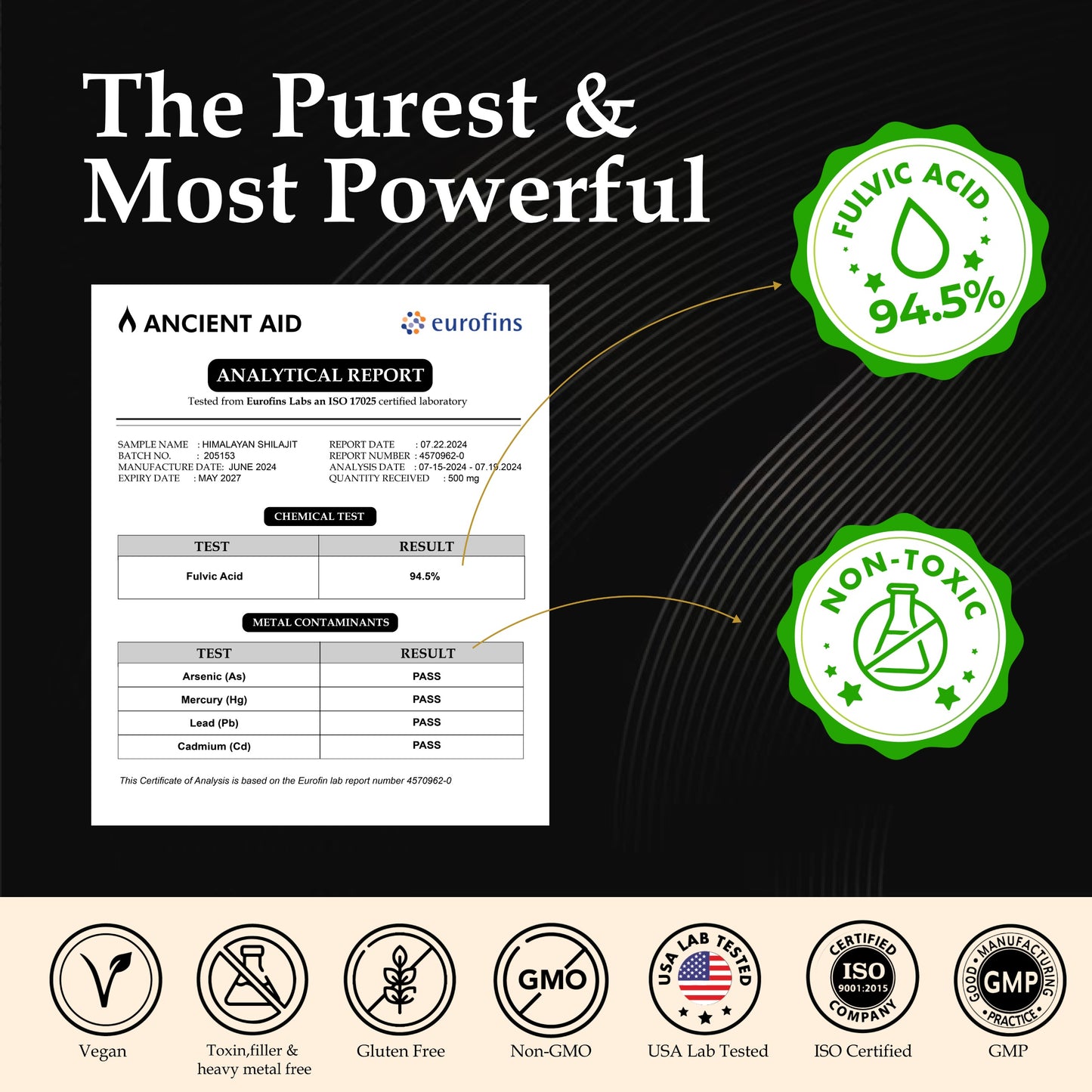 100% Pure Organic Himalayan Shilajit