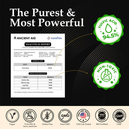 100% Pure Organic Himalayan Shilajit